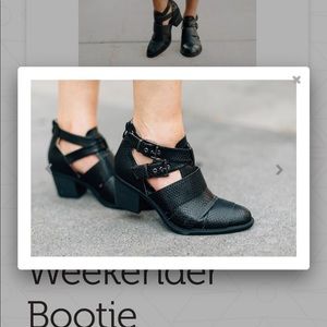 “Weekender” Black Booties